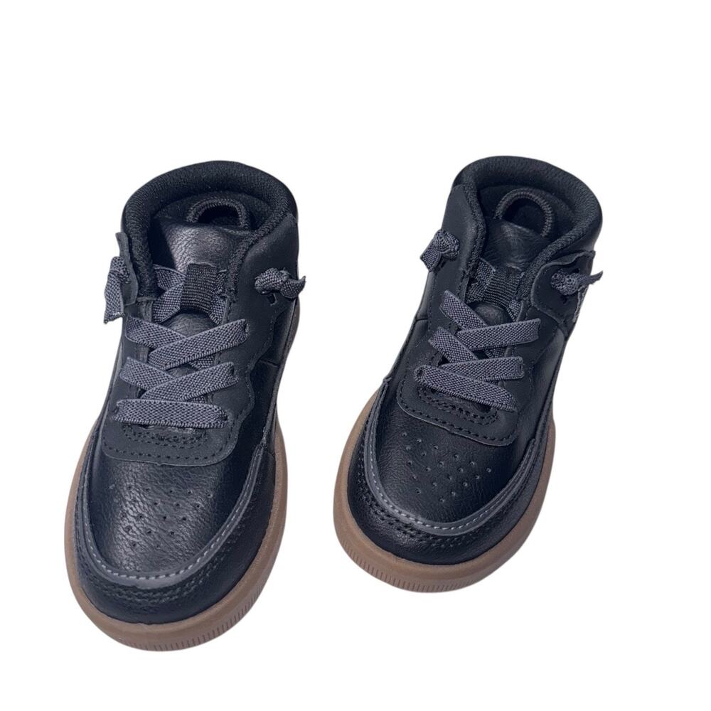 OshKosh B'gosh Pheonix Black Toddler Boys Lace-Up Hightop Sneakers SZ/10